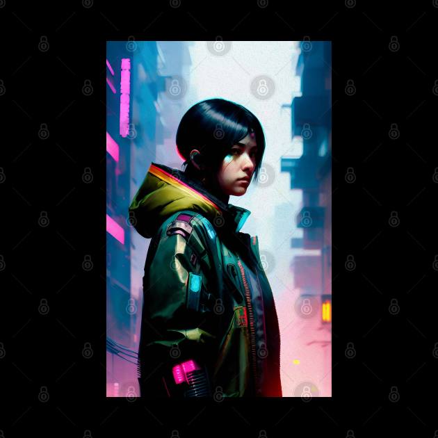 Abstract Cyberpunk Girl by Voodoo Production