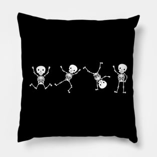 Cartwheel Skelly Pillow