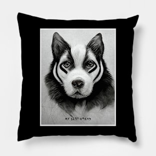 Husky Siberian Pillow