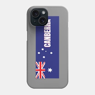 Canberra City in Australian Flag Phone Case