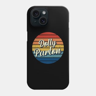 Dolly Parton Vintage Retro Circle Phone Case