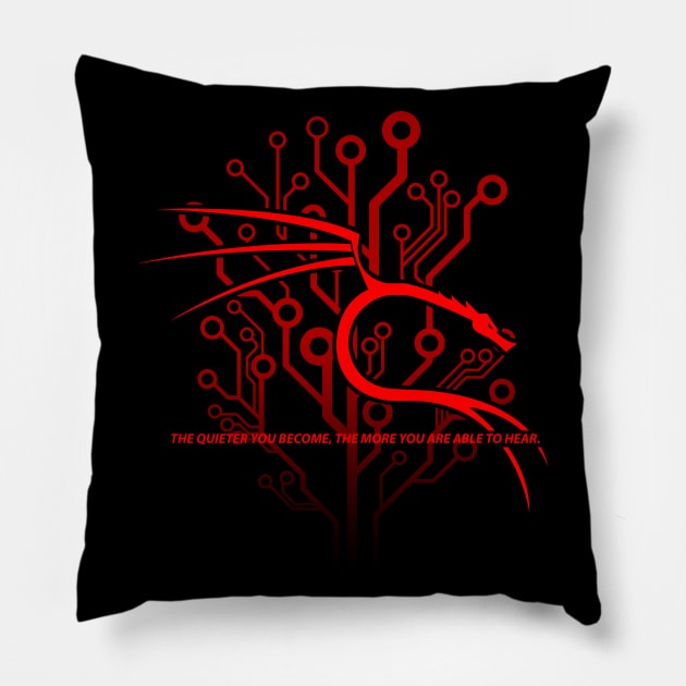 Kali Linux Backtrack Dragon Programming Pillow by rumsport