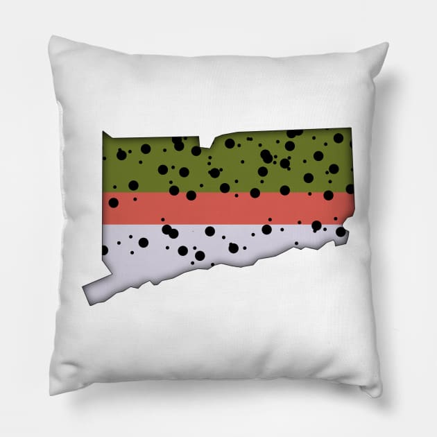 Connecticut Trout Pillow by somekindofguru