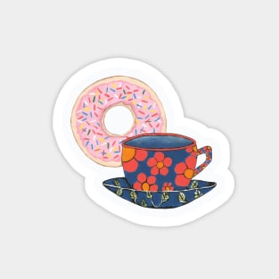 COFFEE And Donuts Magnet