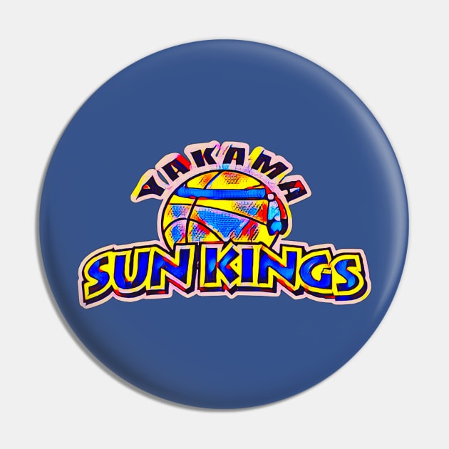 Yakama Sun Kings Basketball Pin by Kitta’s Shop