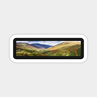 Panorama of Glen Roy in the Highlands of Scotland Magnet