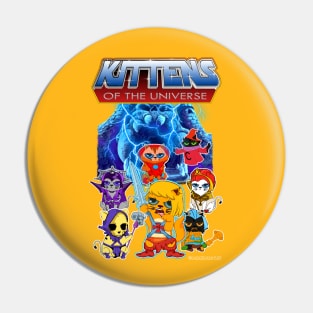 Kittens of the universe Pin