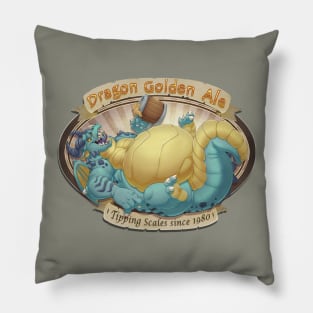 Dragon Ale (BLUE) Pillow