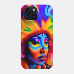 Freaking Cool Trippy Art Psychedelic Design Shrooms Visuals Visionary Phone Case