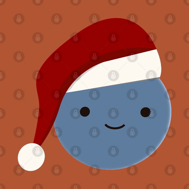 Cute Christmas Blueberry by Hedgie Designs