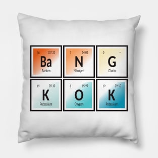 Bangkok City | Periodic Table of Elements Pillow