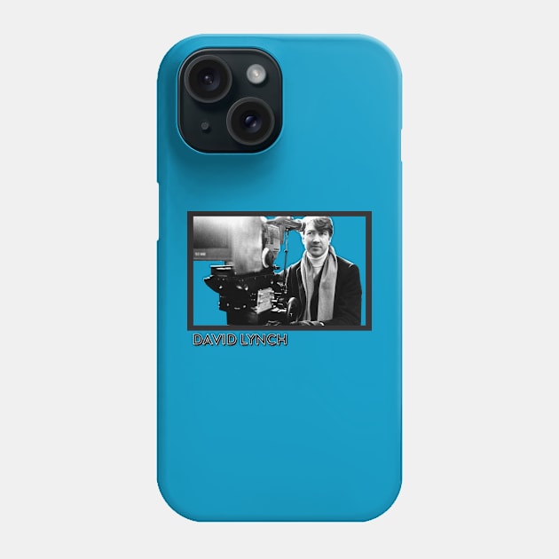 David Lynch behind the camera, circa 1980 Phone Case by Nefarioso