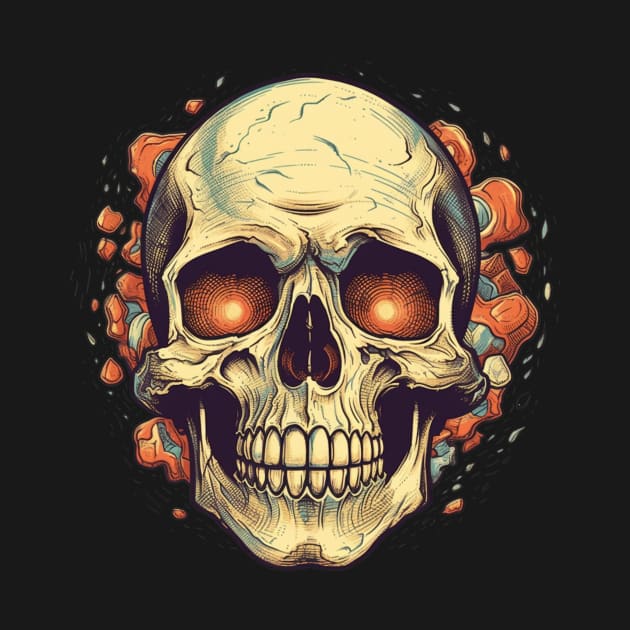 Sorrow Skull by TOKEBI