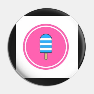 Hot Pink Popsicle Time Pin