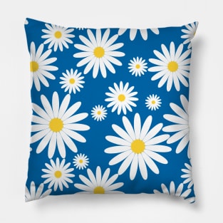 Sunflower Pattern Drawing Pillow