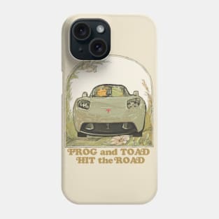 Frog And Toad Hit The Road Phone Case