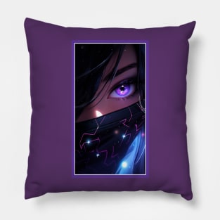 Anime Girl Eye | Quality Anime Artwork | Anime Aesthetic | Manga Anime Art Pillow