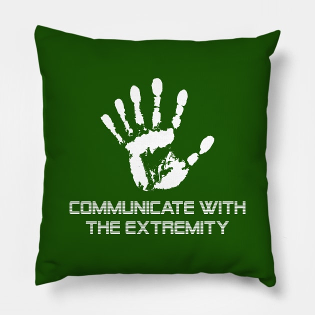 Communicate with the Extremity Pillow by TeamKeyTees