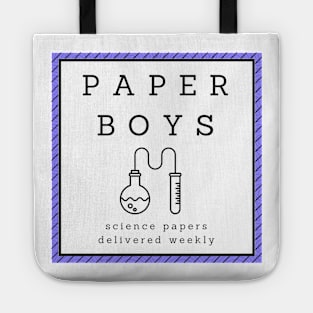 Paper Boys podcast logo Tote