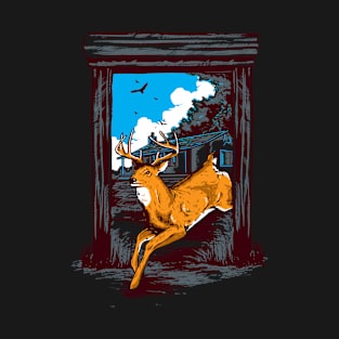 runaway deer T-Shirt