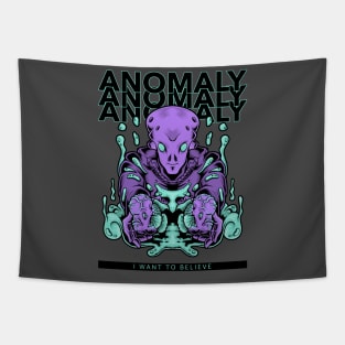 Sci Fi Alien Anomaly Tapestry