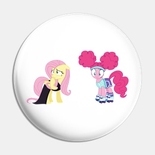 Nightmare Night Fluttershy and Pinkie Pie 1 Pin