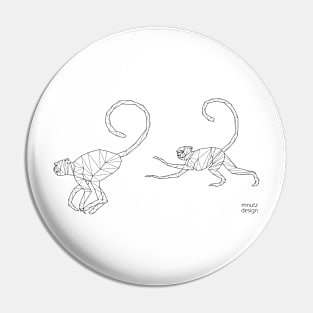 Monkeys Pin