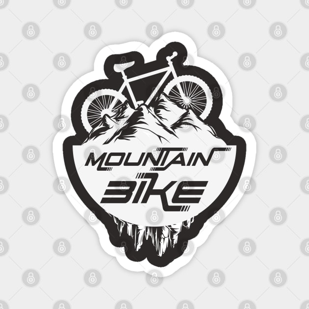 Mountain Rider Magnet by CTShirts