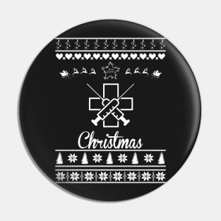 Merry Christmas Nurse Pin