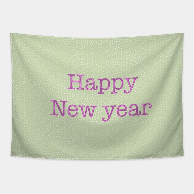 Happy New Year design Tapestry by Jeneythomas