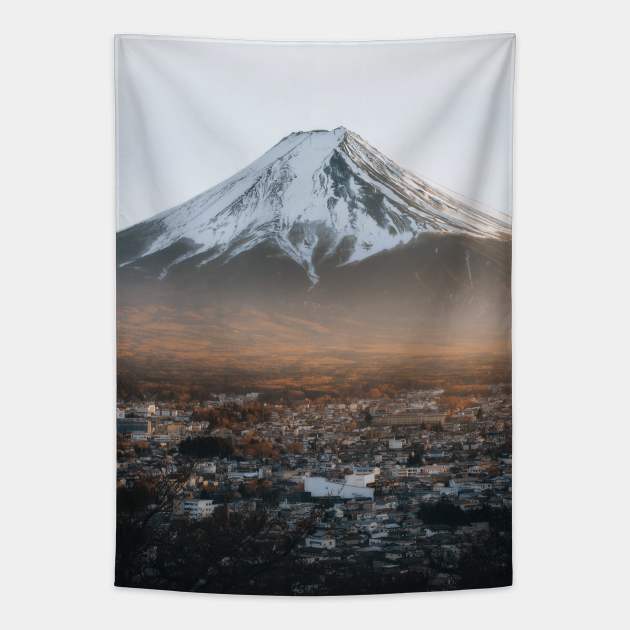 Mount Fuji Tapestry by withluke