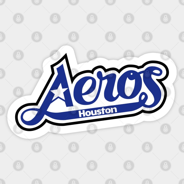 Houston Aeros defunct hockey team emblem vintage | Pin