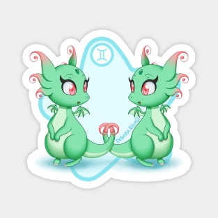 Zodiac Dragons - Gemini Magnet