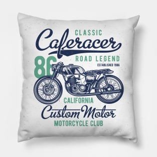 Caferacer Dragstar Vintage Pillow
