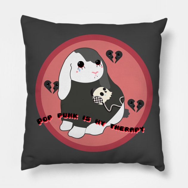 Pop Punk is My Therapy Pillow by rachelaranha