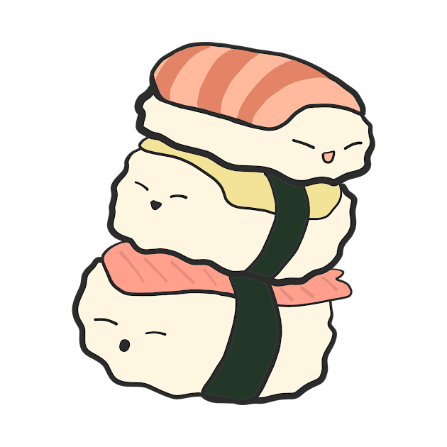 Sushi Babies by jenartfart