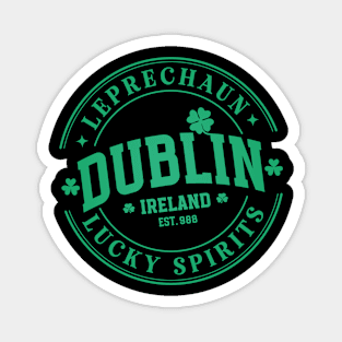 Dublin St Patricks Day Brewery Magnet