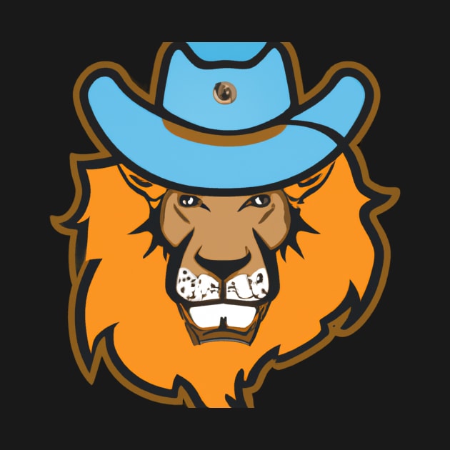 funny cow boy lion by MR.wolfy