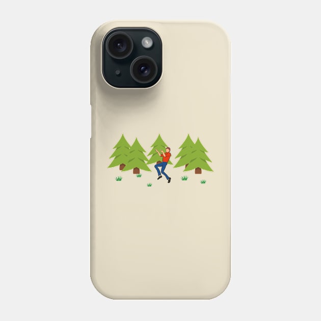 Thriller At The Christmas Tree Farm Phone Case by BroXmas