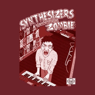 Funny Synthesizer Zombie T-Shirt