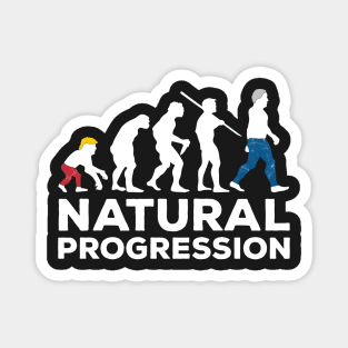 Evolution Anti Trump Natural Progression 2020 Magnet