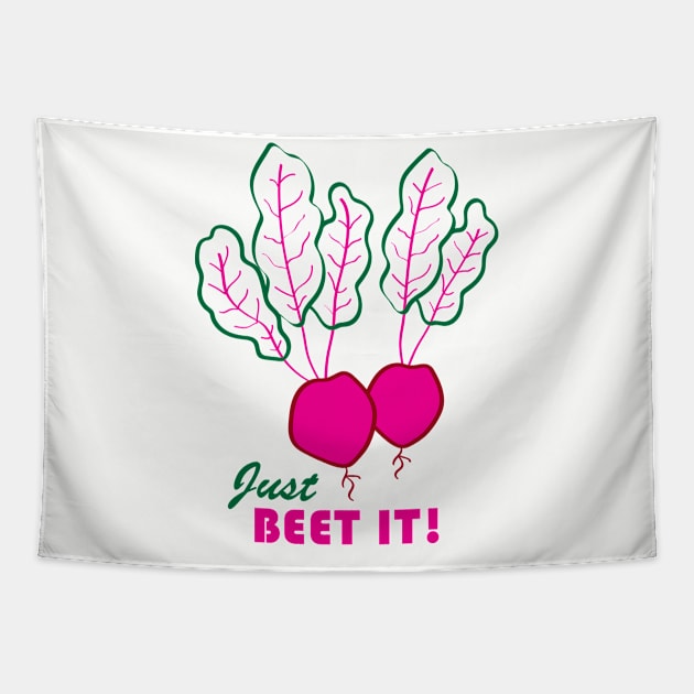 Just Beet It Tapestry by luckybengal