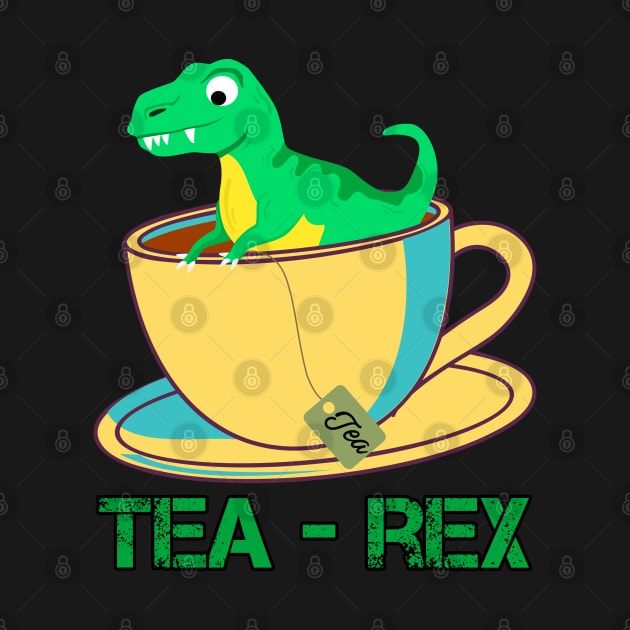 Tea Rex by balibeachart