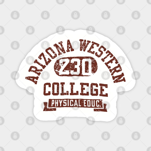 Vintage arizona western college 230 Magnet by ICO DECE