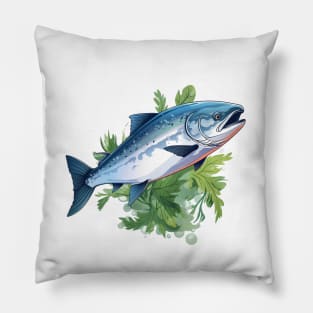 Pacific Northwest Salmon Pillow