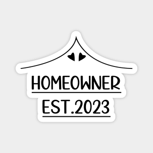 Funny Homeowner 2023 Stylish Aesthetic Housewarming Magnet