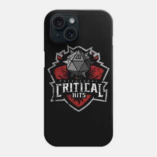 The Polyhedral Critical Hits - Battleworn Phone Case