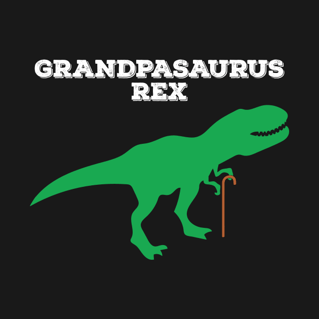 Funny Grandpa Dinosaur Tshirt Grandpasaurus Rex by Tracy