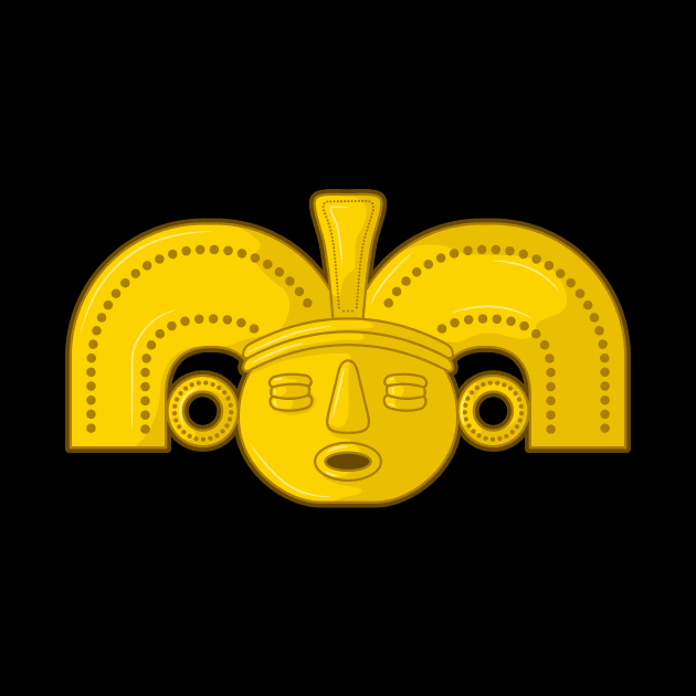 Golden Colombian Ancient Art by Drumsartco