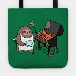 Sloth Cooking on the Grill Tote